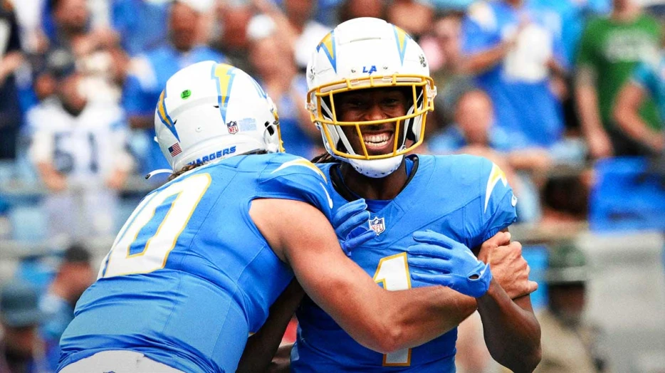 Chargers’ Justin Herbert elated for Quentin Johnston after 2TD performance
