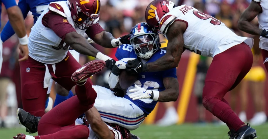 Stats and Snaps – 2025 Week 1, Commanders vs New York Giants