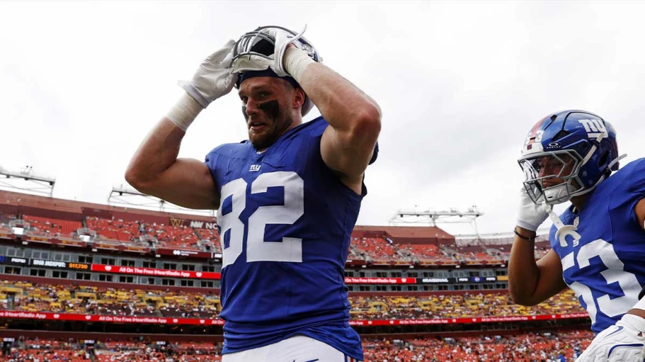 Young Giants tight end’s dad reacts to fan’s ‘start’ rant