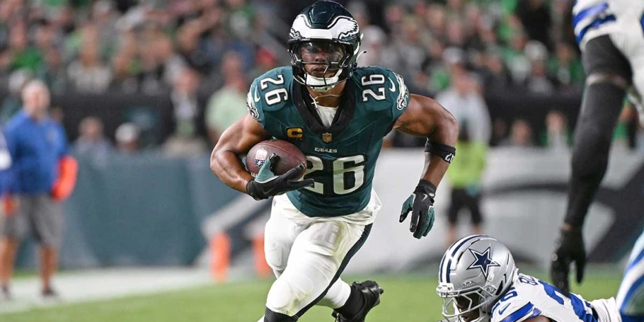 Eagles’ Saquon Barkley warns opposing defenses about keying on the run