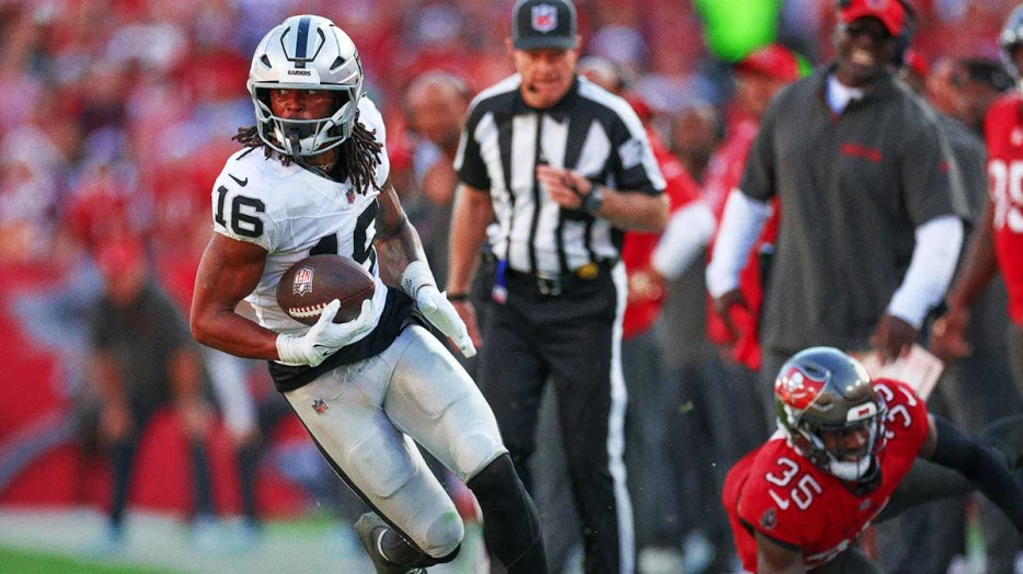 Raiders WR Jakobi Meyers embraces Las Vegas homecoming and fatherhood