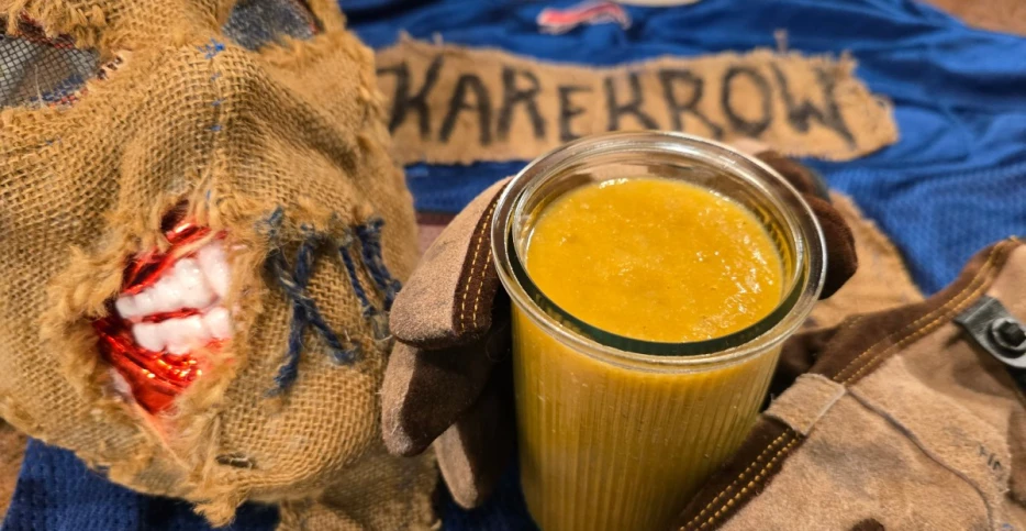 Bills game day recipes; Big Apple Hot Sauce for Bills at Jets