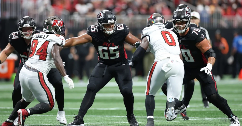 In the spotlight: Can Falcons offensive line improve entering Week 2?