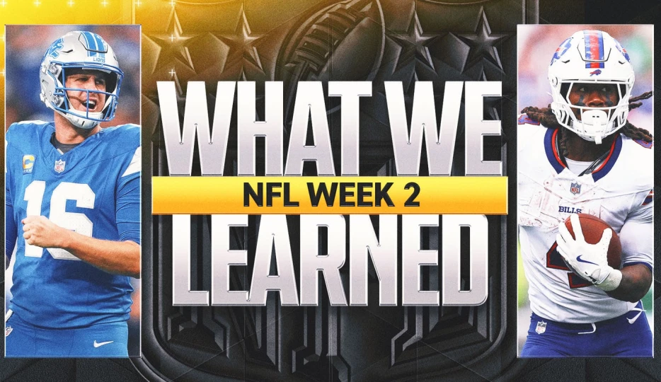 Lions Are Just Fine Without Ben Johnson, and What Else We're Learning in Week 2