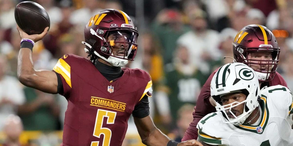 Commanders’ Jayden Daniels could miss Week 3 vs. Raiders with sprained knee