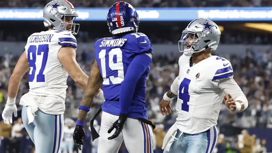 Dallas Cowboys Win In Electrifying 40-37 Thriller Against Giants