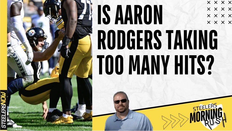 Is Aaron Rodgers Taking Too Many Hits? | Steelers Morning Rush