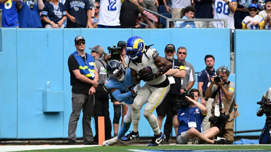 Rams’ Davante Adams joins Antonio Brown, Calvin Johnson in history during Titans win