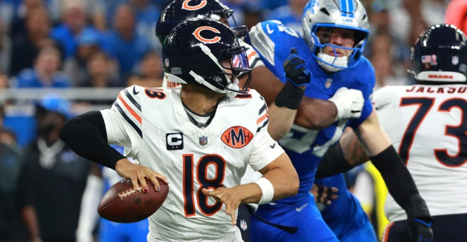Caleb Williams Stat Tracker Week 2