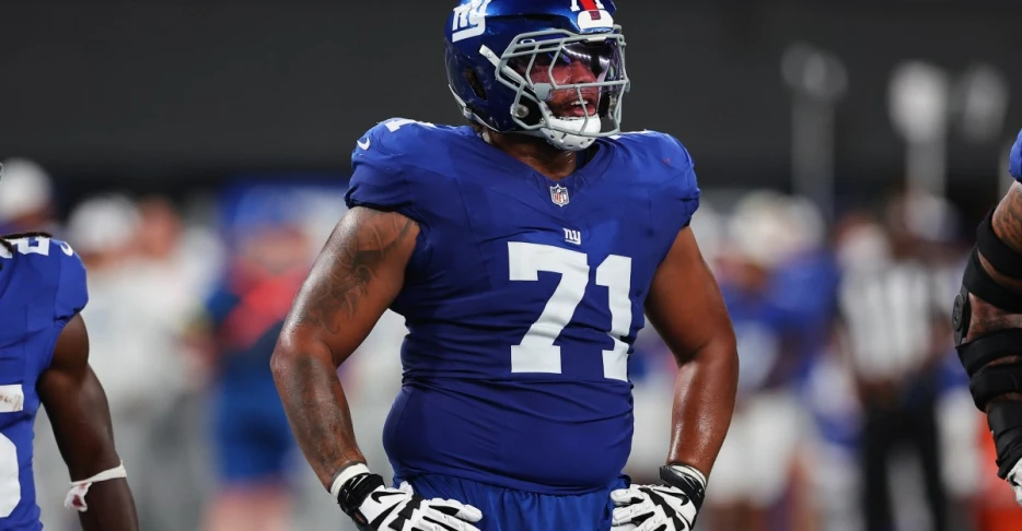 Film study: Giants’ rookie OT Marcus Mbow impressed in extended look