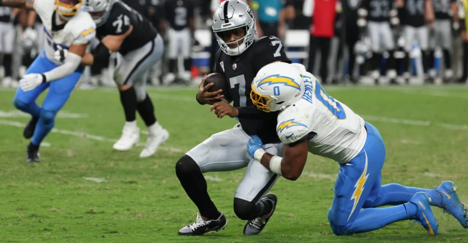 Raiders are underdogs for the third week in a row Week 3 vs. the Commanders