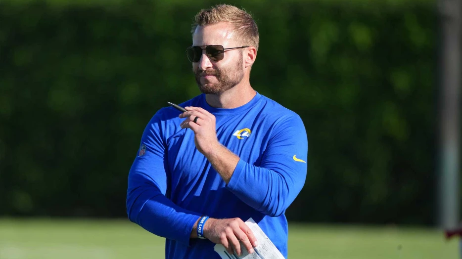 Rams’ Sean McVay claims he suffered injury during win vs. Titans