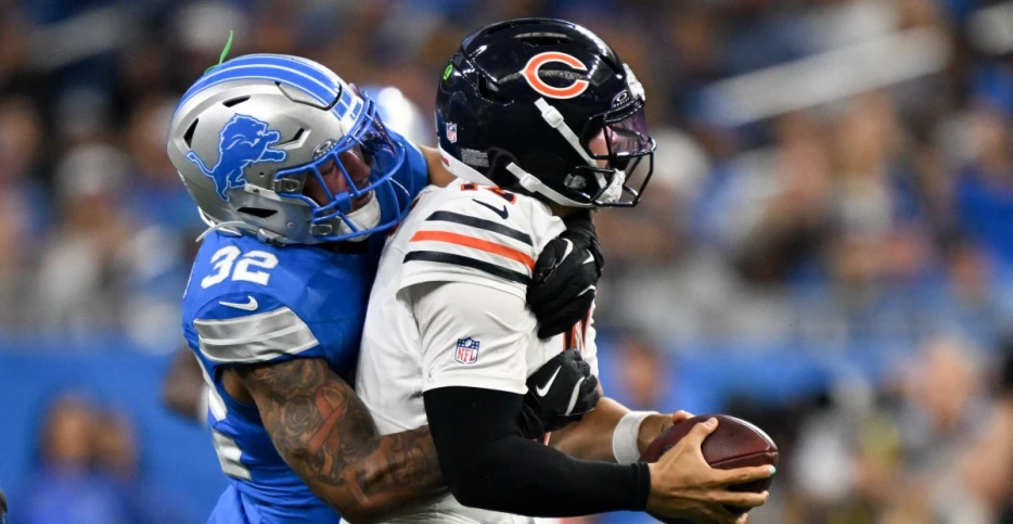 Chicago Bears Sackwatch 2025: Week 2 vs Detroit Lions