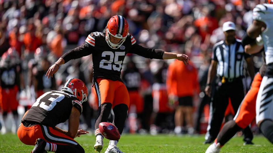 Browns kicker a late addition to Week 3 injury report