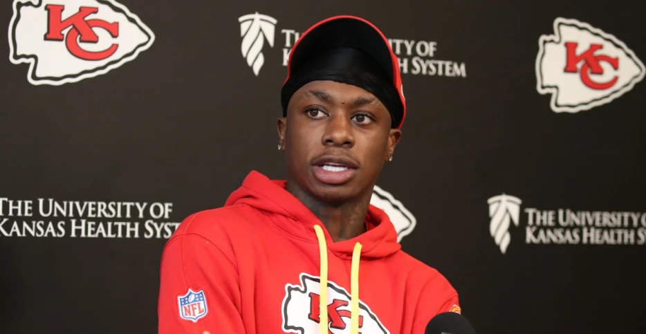 Chiefs list Xavier Worthy as out for Sunday’s game, elevate practice squad player