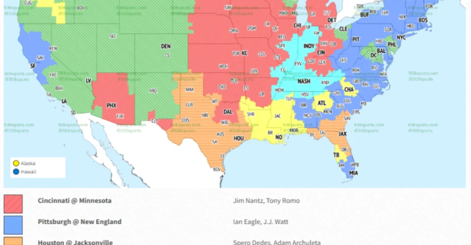 NFL Week 3: Seahawks vs. Saints TV broadcast coverage map and commentators