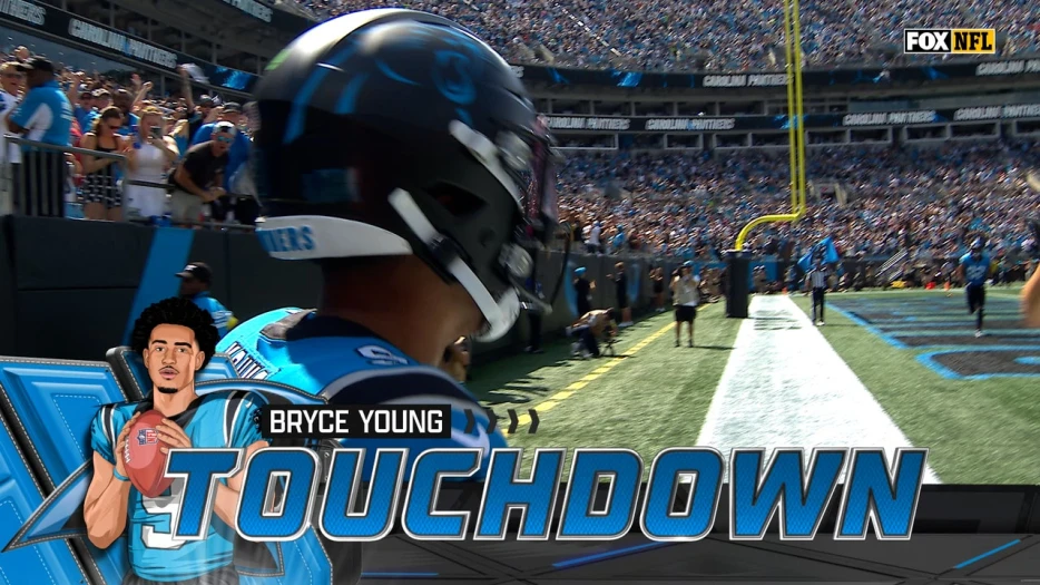 Bryce Young runs for four-yard TD, giving Panthers lead over Falcons