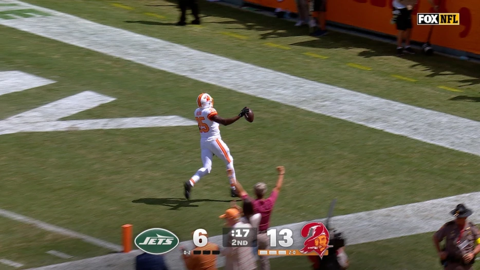Buccaneers' Jamel Dean gets interception and returns 55 yards for TD, extending lead over Jets | NFL Highlights