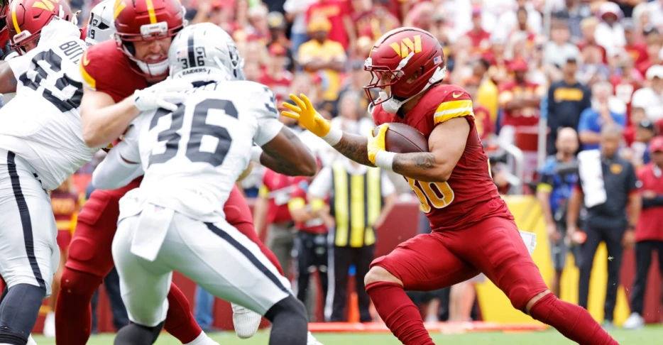 Game Recap: Commanders crush Raiders with 3 rushing TDs and a strong game by QB Marcus Mariota