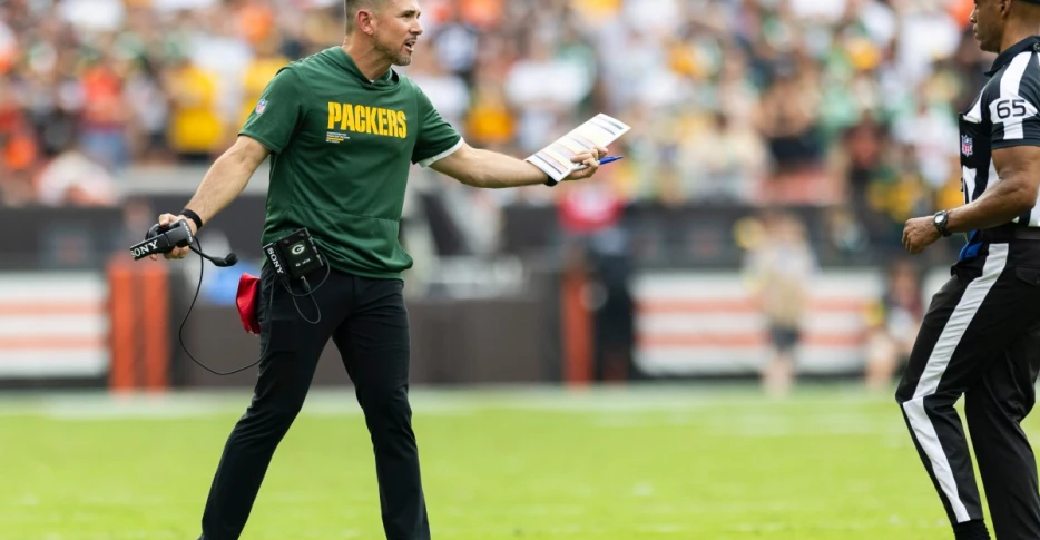 Matt LaFleur on Jordan Love’s interception: ‘That’s on me’