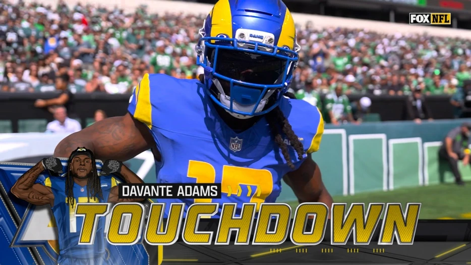 Matthew Stafford finds Davante Adams for 44-yard TD, giving Rams lead over Eagles | NFL Highlights