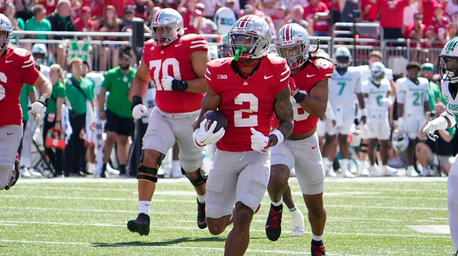 Ohio State fans will love seeing Garrett Wilson and Emeka Egbuka back together