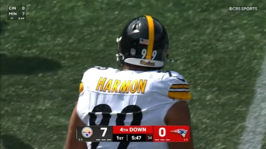 Watch: Derrick Harmon Records First NFL Sack