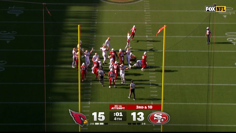 49ers' Eddy Pineiro makes 35-yard game-winning field goal against Cardinals | NFL Highlights
