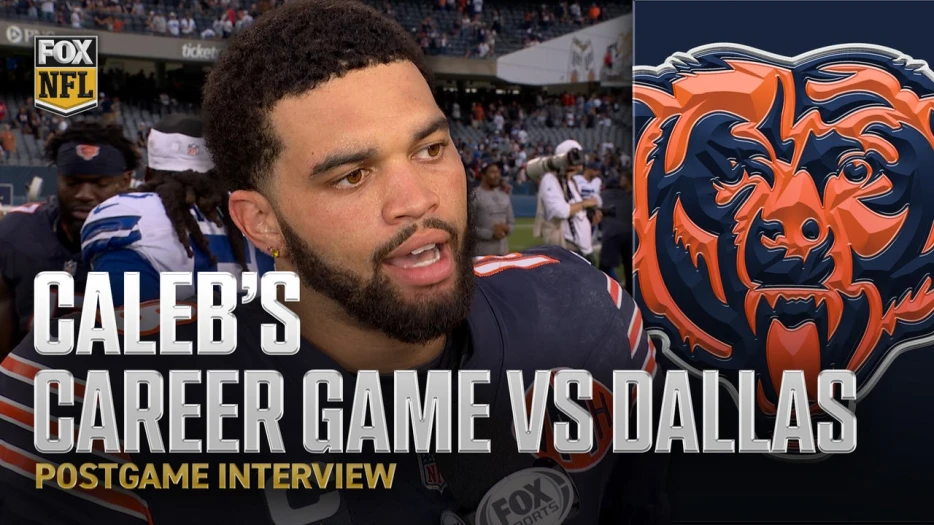 Bears' Caleb Williams on 4-TD game vs. Cowboys, Ben Johnson's first win &amp; more | NFL on FOX