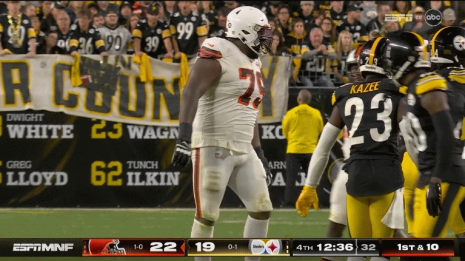 Browns Lose Starting OT Dawand Jones For Season, Steelers Will Face Backup Twice