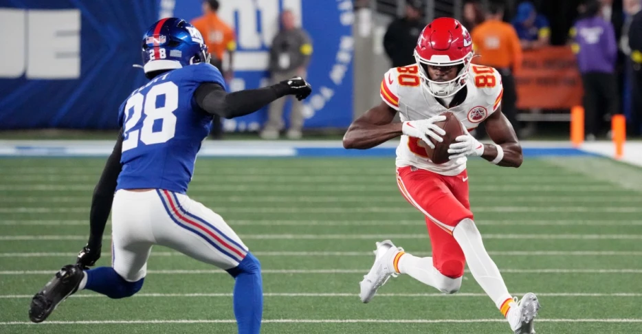 Tyquan Thornton happy to be exceeding Patrick Mahomes’ expectations