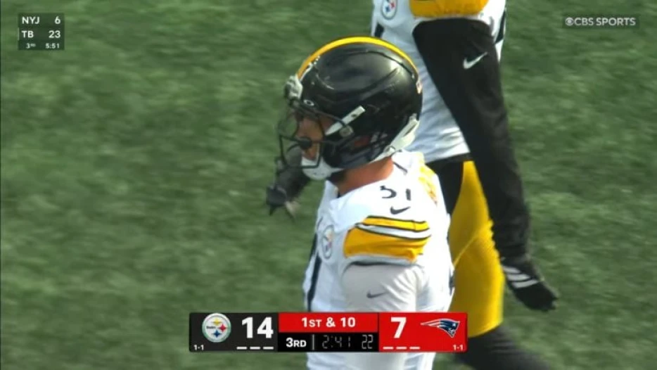 Film Room: Nick Herbig Brings The Heat Against The Patriots