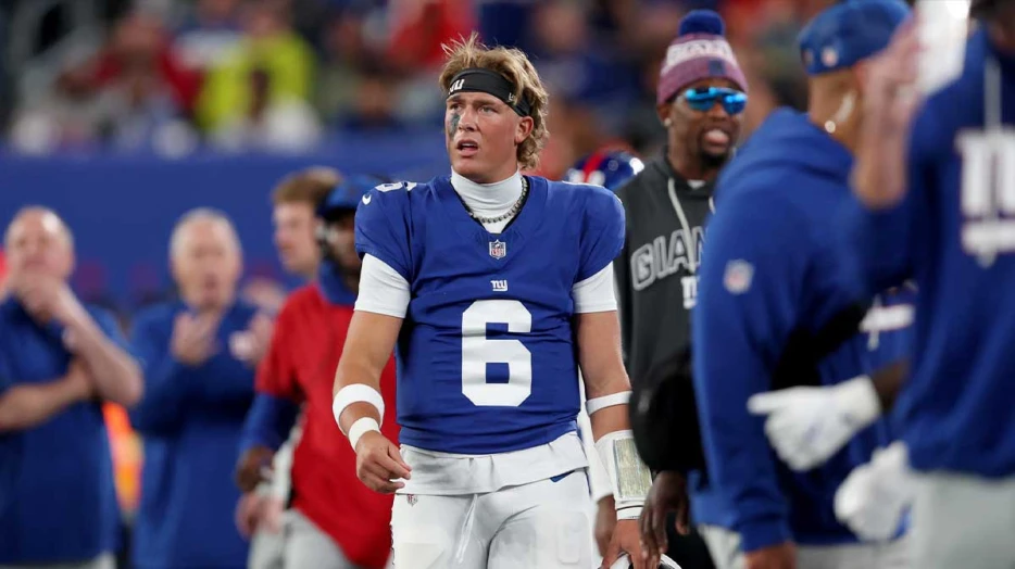 Giants’ Jaxson Dart replacing Russell Wilson as QB1 after 0-3 start
