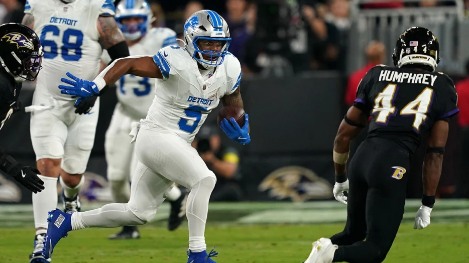 Lions RB David Montgomery burns Ravens with unreal 72-yard run