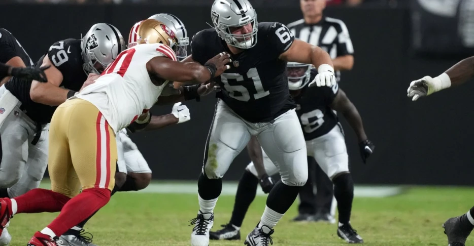 Raiders offensive line lacking in fundamentals