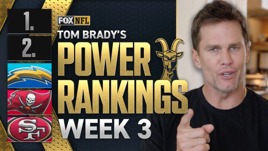 Tom Brady’s Week 3 Power Rankings 🚨