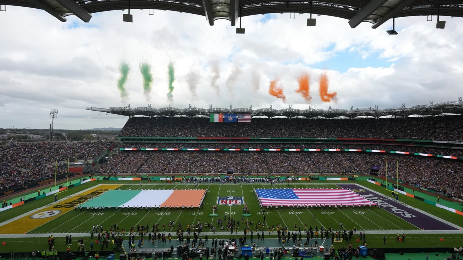 American Minds Cannot Comprehend Irish City Planning As NFL Plays In Residential Neighborhood