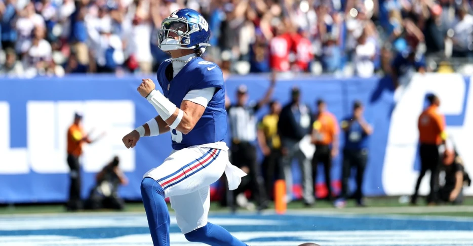 Final score: Giants get 1st win, knock Chargers from ranks of unbeaten, 21-18
