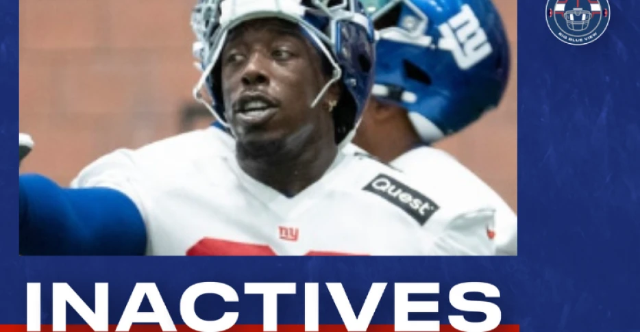 Giants-Chargers inactives: Rakeem Nunez-Roches to miss third straight game