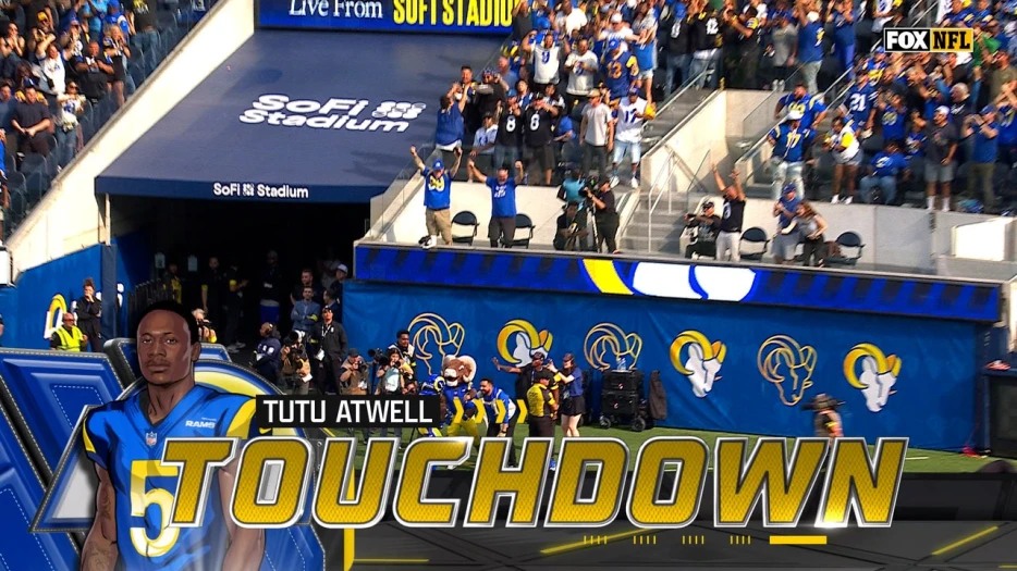 Tutu Atwell scores incredible 88-yard TD to help Rams defeat Colts | NFL Highlights
