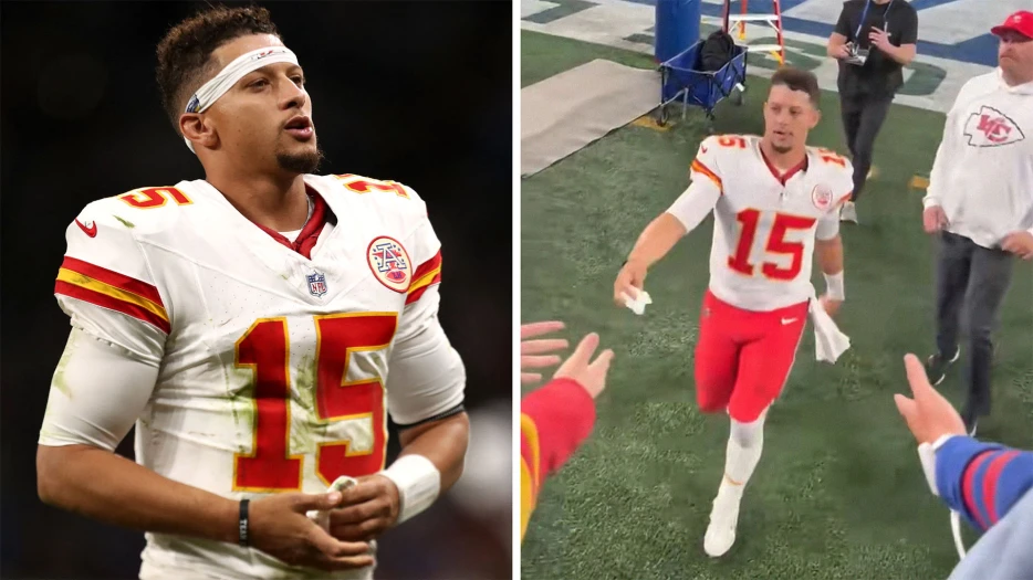 ‘The Fact Grown Adults Keep Doing This’: ‘New York Giants Karen’ Speaks Out After Snatching Patrick Mahomes’ Sleeve He Gave To Child