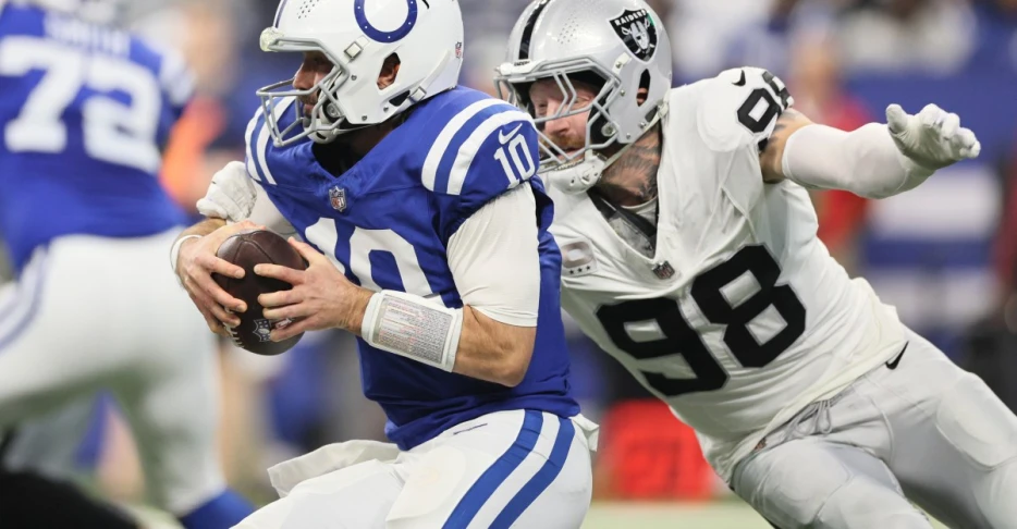 Week 5 NFL picks: Raiders-Colts prediction, Silver and Black Pride’s Pick’em competition