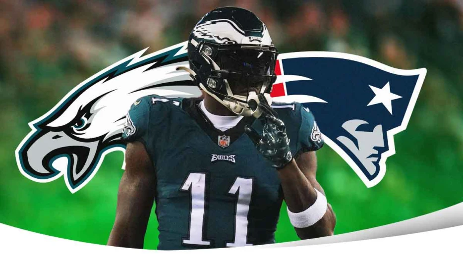 Patriots trade proposal lands A.J. Brown from Eagles to help Drake Maye