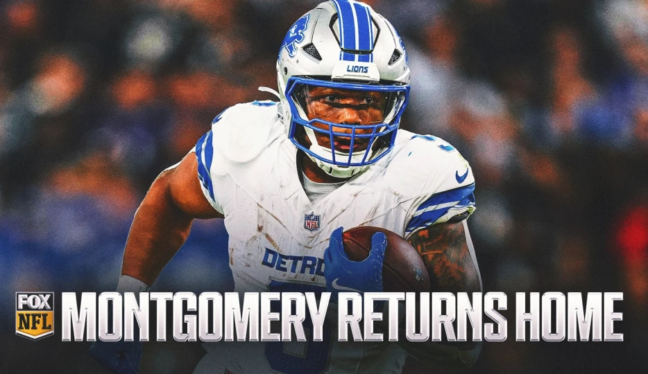 David Montgomery Carries Childhood Pain as He Returns Home For Lions-Bengals