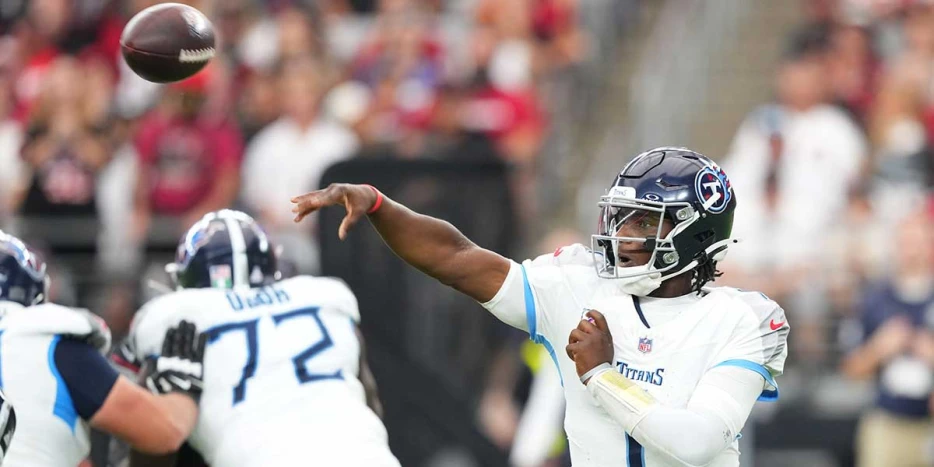 Bizarre Cam Ward interception turned touchdown leads to Titans’ first win
