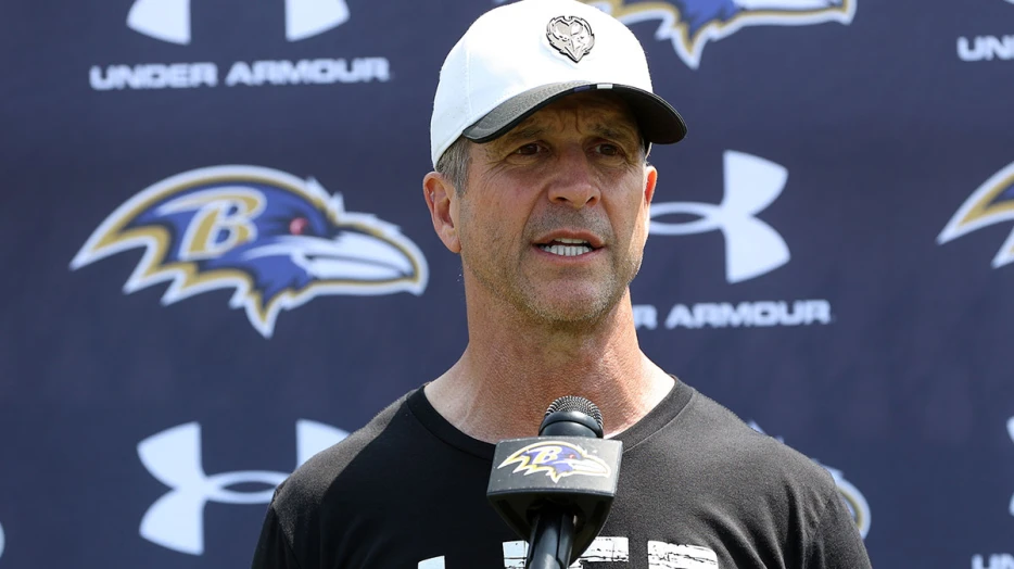 Ravens HC John Harbaugh’s immediate reaction to 34-point shellacking by Texans says it all