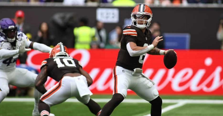 Browns QB Dillon Gabriel passing chart tells story in Week 5 starting debut vs Vikings