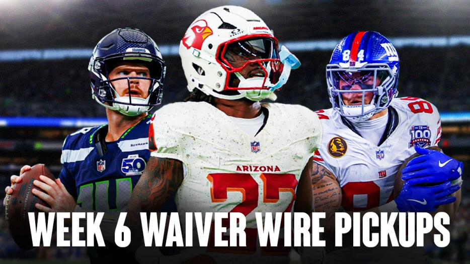 Fantasy Football: Top 10 waiver wire pickups for Week 6 (2025)