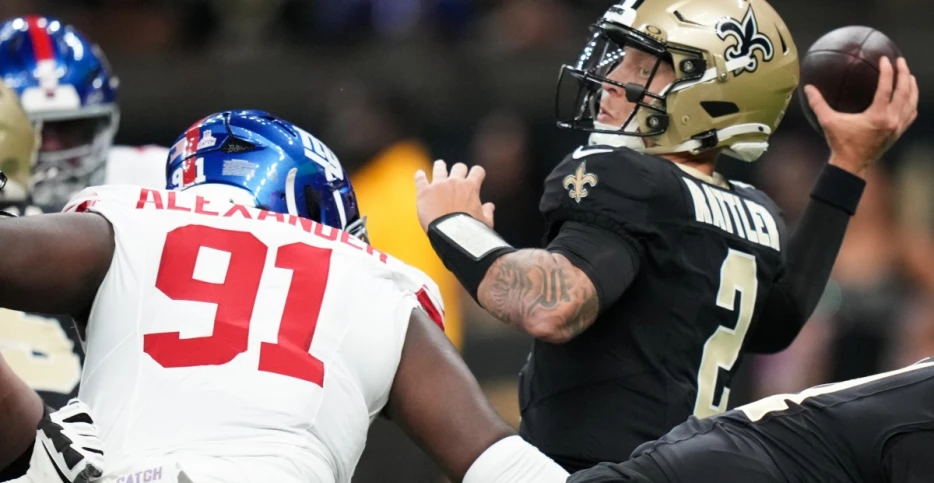 Film review: Giants’ DT Darius Alexander showing steady signs of improvement