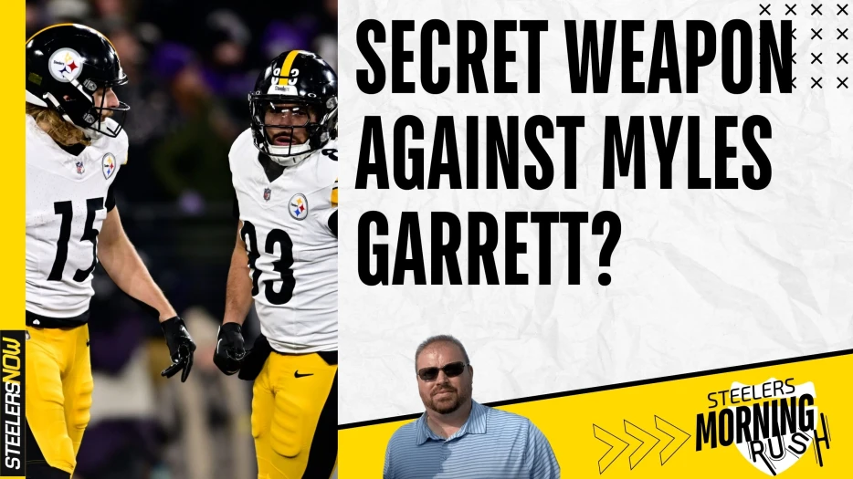 Secret Weapon Against Myles Garrett? | Steelers Morning Rush